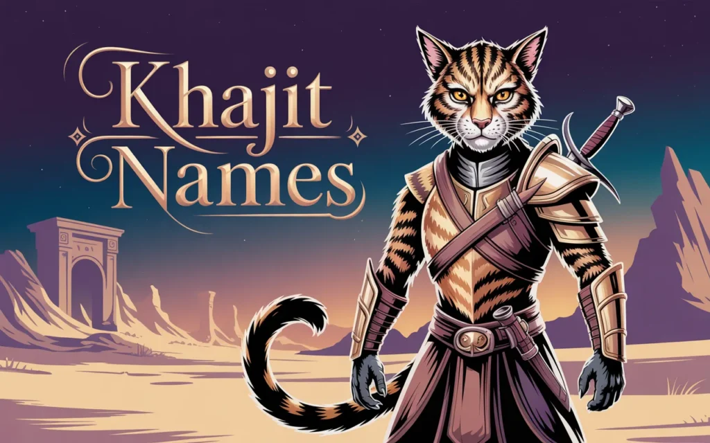 Khajiit Names