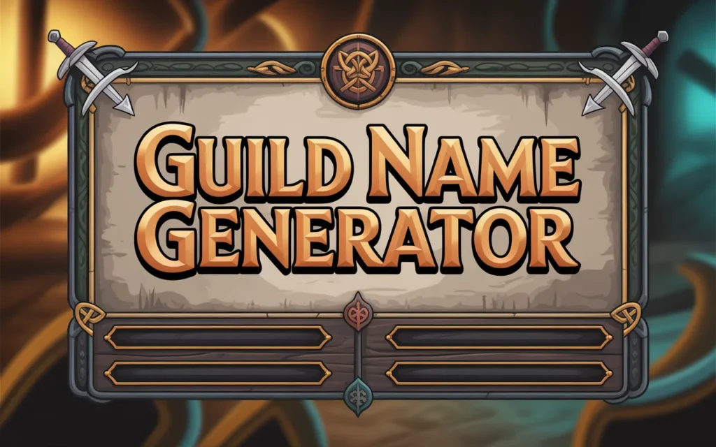Guild Name Generator
