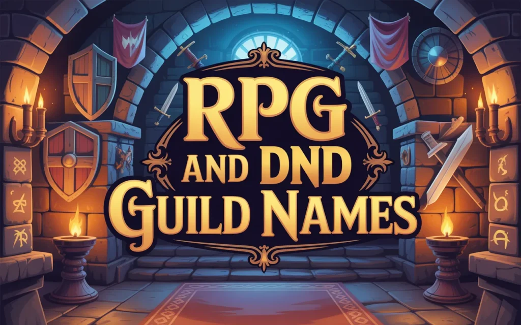 RPG and DND Guild Names