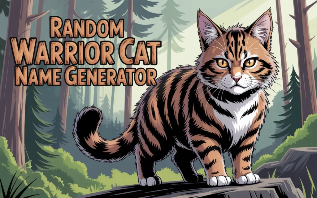 Random Warrior Cat Name Generator