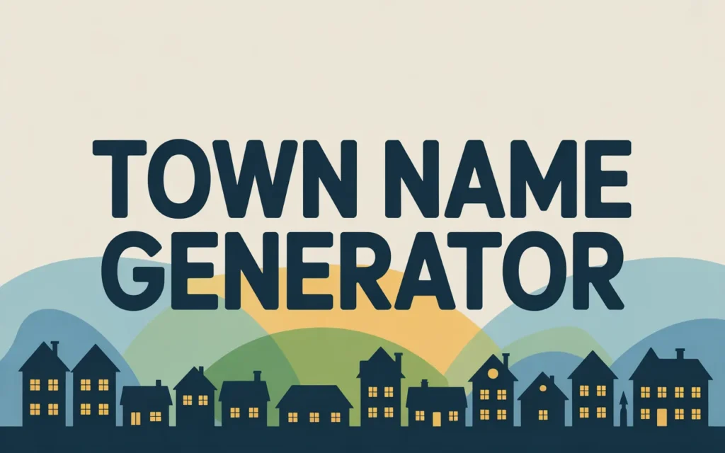Town Name Generator