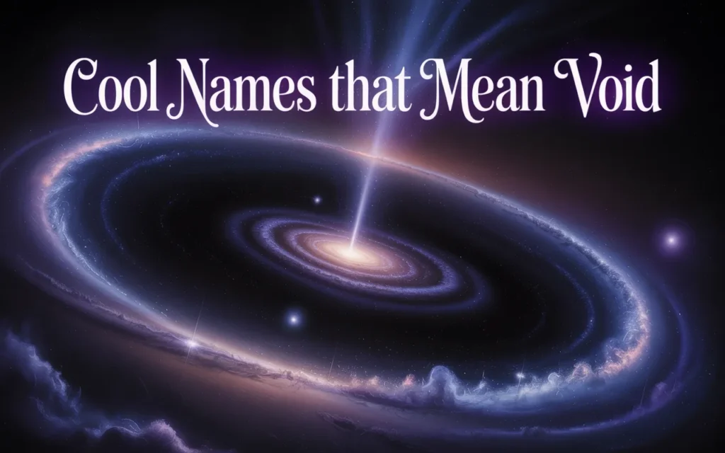 Cool Names That Mean Void