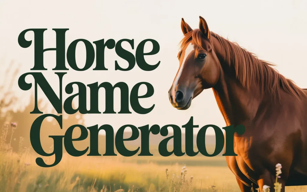 Horse Name Generator