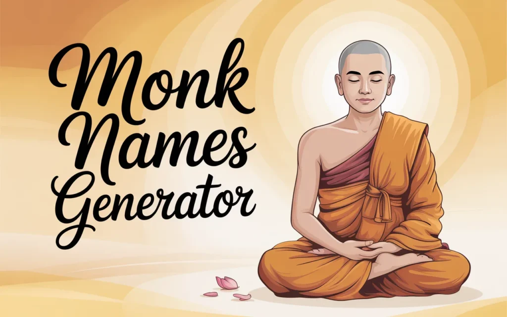 Monk Names Generator