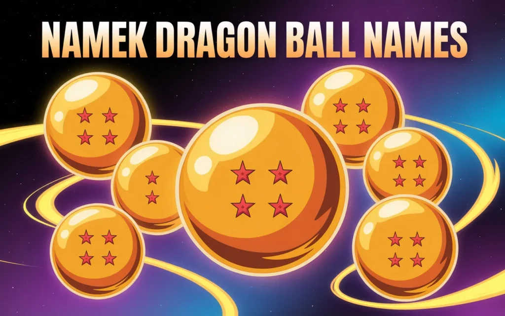 Namek Dragon Ball Names
