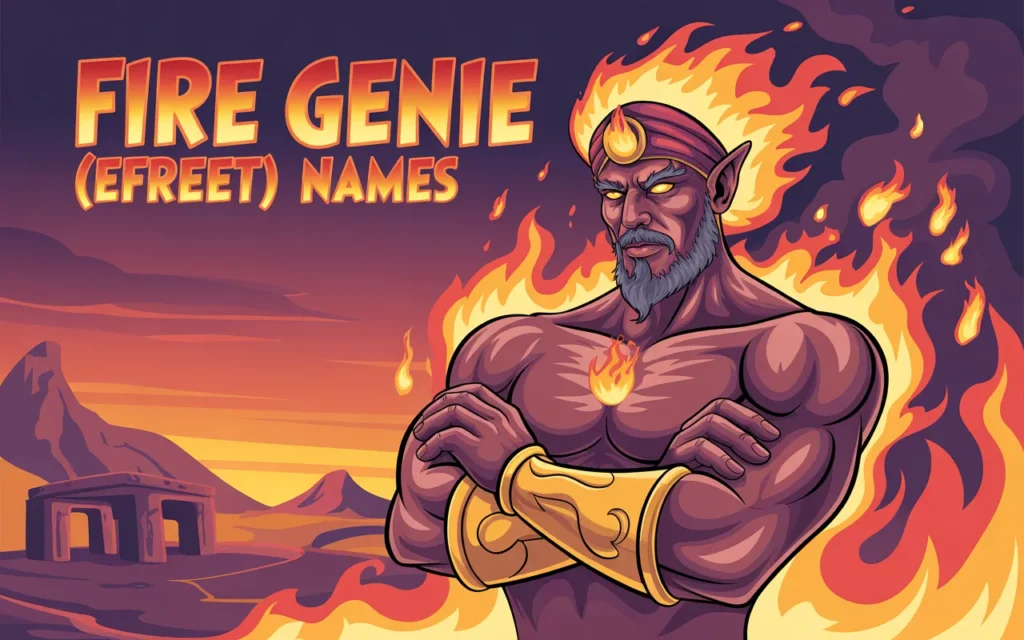 Fire Genie (Efreeti) Names