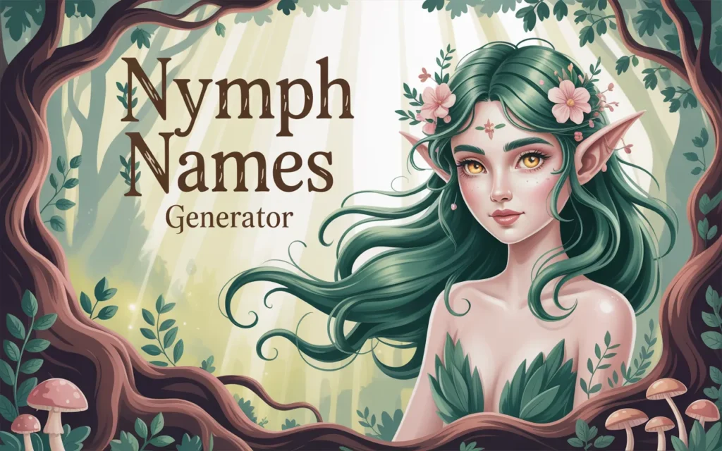 Nymph Names Generator: Best Fantasy, Greek & Unique Nymph Names