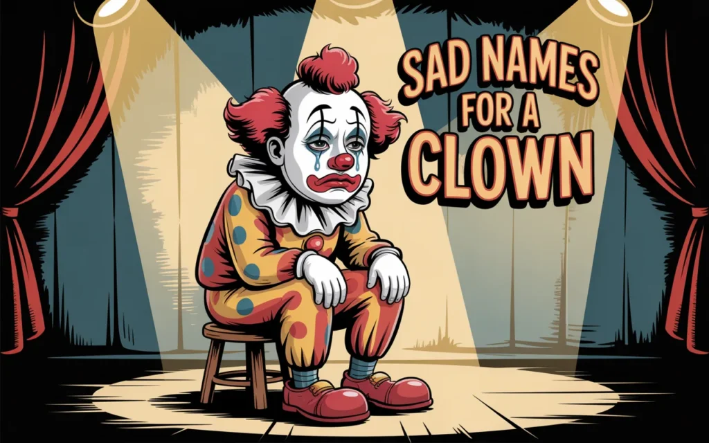 Sad Names For A Clown