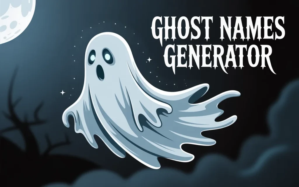 Ghost Names Generator: Unique, Scary & Fun Names